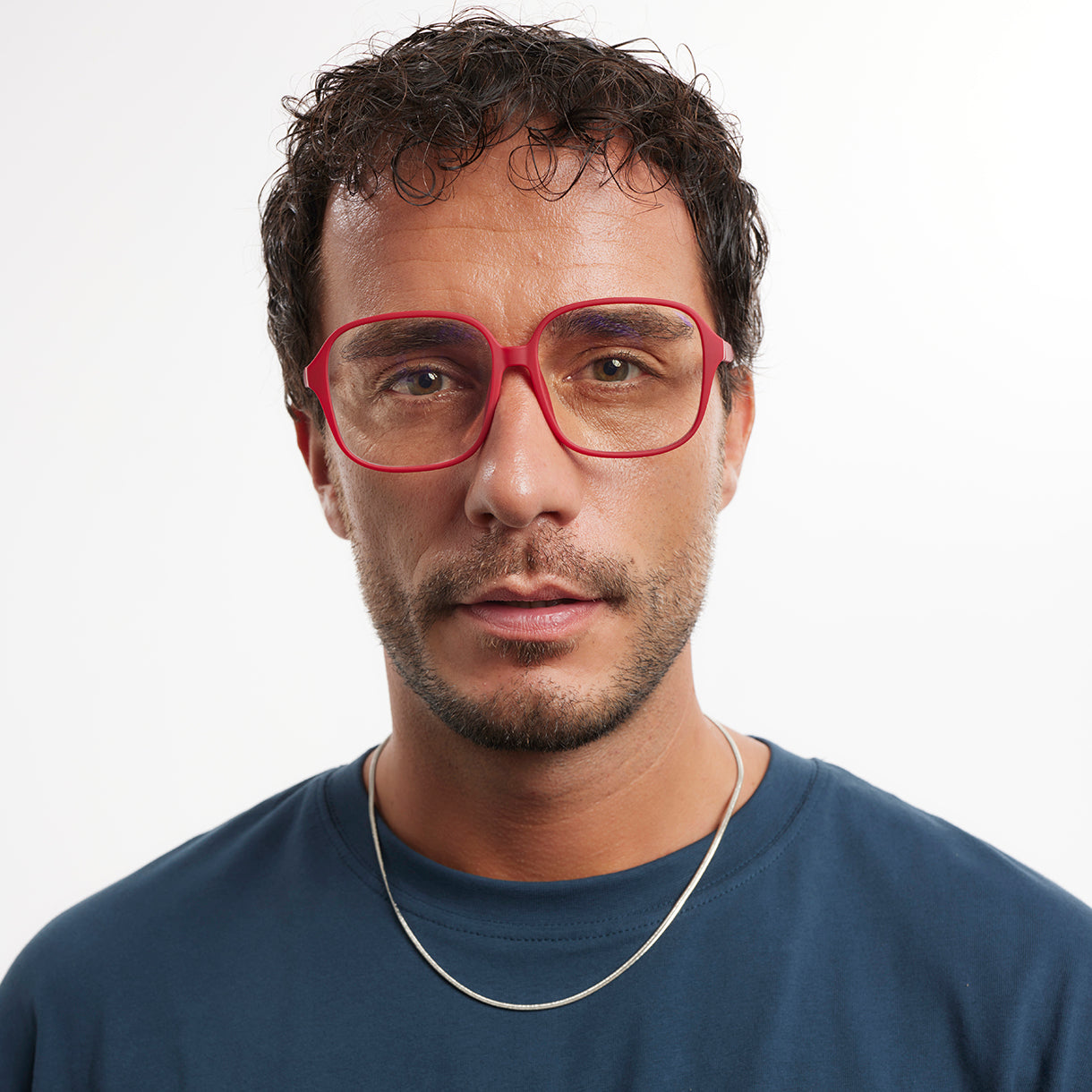PASCAL Burgundy RED - Lentes de lectura con protección de luz azul